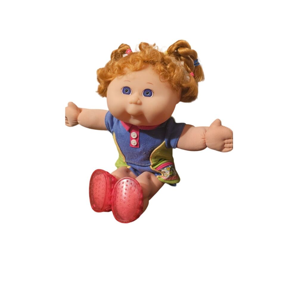 CABBAGE PATCH KIDS BABBLIN' FUN TALKING &‎ SINGING Doll Figure Toy In Clothing
